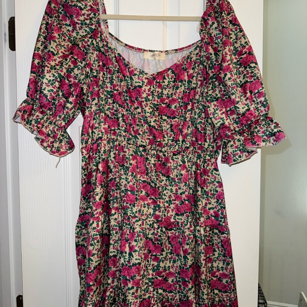 Floral Pink Dress